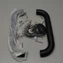 Shower Grab Bar, 2 Pack 12 Inch Black Bathroom Grab Bar, 1.25" Diameter 304 Stainless Steel Anti-Slip Grab Bars for Bathtubs and Showers, Handicap Shower Grab Bar for Seniors Elderly