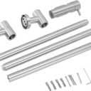 Stainless Steel Shower Slide Bar with Wall Mount, Durably and Stylish , Installation, Sliding Mechanism for Height Adjustment, Stable Holder