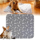 Reusable Puppy Pads for Dogs & Cats, Washable, Durable Leak-Proof & Anti-Slip Pet Training Pads for Home & Travel, Grey