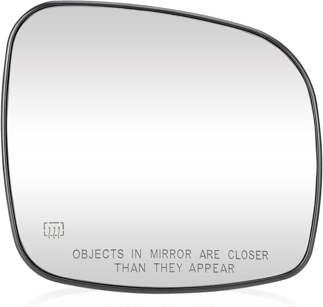 Passenger Right Side Heated Exterior Mirror Glass Fits for Chrysler Town&Country 2008-2016, Dodge Grand Caravan 2008-2020, RAM CV 2012-2015,Routan 2009-2014