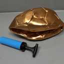 Soccer Ball Size 3 4 5 DIY Craft Boys Girls Adults Birthday Gift with Pump Needle Training Practice (Yellow Golden)