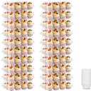 Dayacoco 12 Count Cupcake Containers, 20 Pack Stackable Cupcake Carrier with 250 Pack Cupcake Liners, Plastic Cupcake Boxes Holders, Clear Cupcake Disposable Trays for Baking, Parties, Gifting
