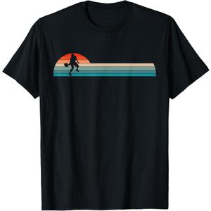 Vintage Retro Pickleball Player T-Shirt Small