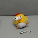 GUKCO Interactive Dog Toys, Squeaky Moving Ball Toy with Jumping & Music Modes, Rechargeable Plush Chew Toys for Small/Medium/Large Dogs to Keep Puppy Busy Pet Toys (Chick)