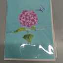 2 x Liif Hydrangea Blossoms Butterfly 3D Greeting Pop Up Mother's Day Card, Spring, Summer, Anniversary, Fathers Day, Get Well, Thinking Of You,With Message Note & Envelop,Large Size 8x6 Inch (Purple & Pink)