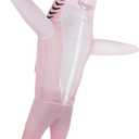 KMiKE Inflatable Shark Costume for Adult(Kids) Funny Halloween Costumes Fantasy Cosplay Blow up Costume (Pink)