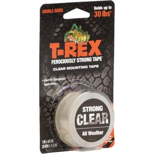 T-Rex Waterproof Mounting Tape, Clear (285338) (30 lbs.)