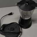 LAOION Cuban Coffee Maker, 6 or 3cup Electric Espresso Coffee Maker, Portable Cafeteras Electricas Modernas, Electric Moka Pot with Detachable Base & Overheat Protection, Coffee Gift for Home Travel