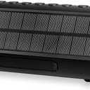 Solar Bluetooth Speaker HD Sound with 5000mAh Power Bank Function, Wireless 50H Playtime,BT5.3,TWS Pairing,IPX6 Waterproof,for Home/Outdoor/Run/Hiking/Travel/Riding/Beach/Camping/Office/Room