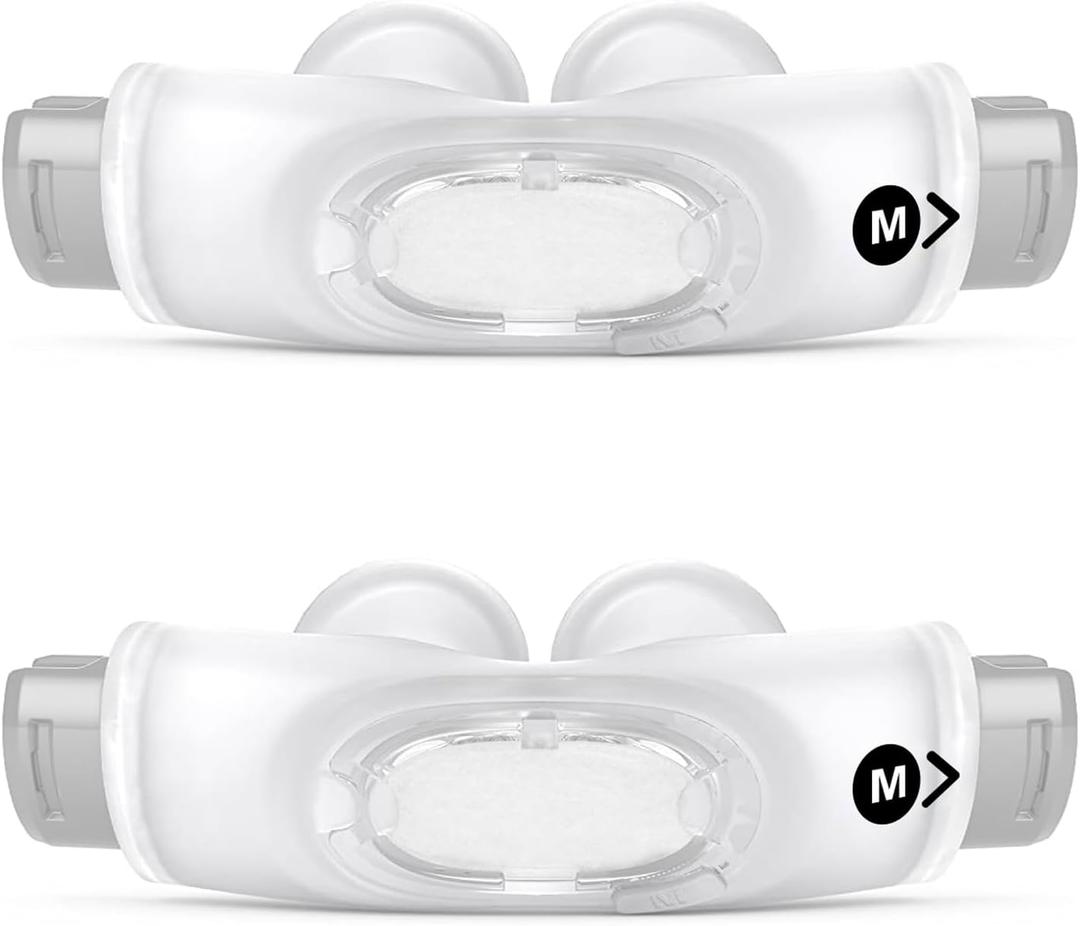 2 Packs Replacement P30i Nasal Pillows Cushion for Airfit P30i Cpap Nasal Pillows Cushion Reusable & Comfortable and Soft (Medium)