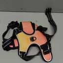 Rnivvi No Pull Dog Harness, Cute Reflective X-Large Sized Puppy Harness, Adjustable Soft Padded Vest for Large Dogs, Heavy Duty Pet Vest with Easy Control Handle for Walking, Abstract Gradient