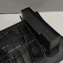 7 code Large Dish Drying Rack for Kitchen Counter, Detachable Large Capacity Dish Drainer Organizer, 2Tier Dish Racks with Utensil Holder, Black