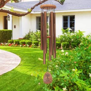 Large Wind Chimes for Outside Deep Tone,42" Memorial Wind Chimes for Loss of Loved one, Sympathy Gifts Outdoor Decor in Garden,Porch, Backyard and Patio (Bronze)