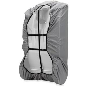 Nukuguia RV Tire Cover - Fits Tote Tanks Up to - Compatible w/28 & 36-Gallon Rhino Tote Tanks  - Gray, 2 Pack