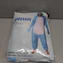 Spooktacular Creations Halloween Dalmatian Dragon Triceratop Unisex Costume, Adult Animal Costume Halloween Costume Party (Blue, L)