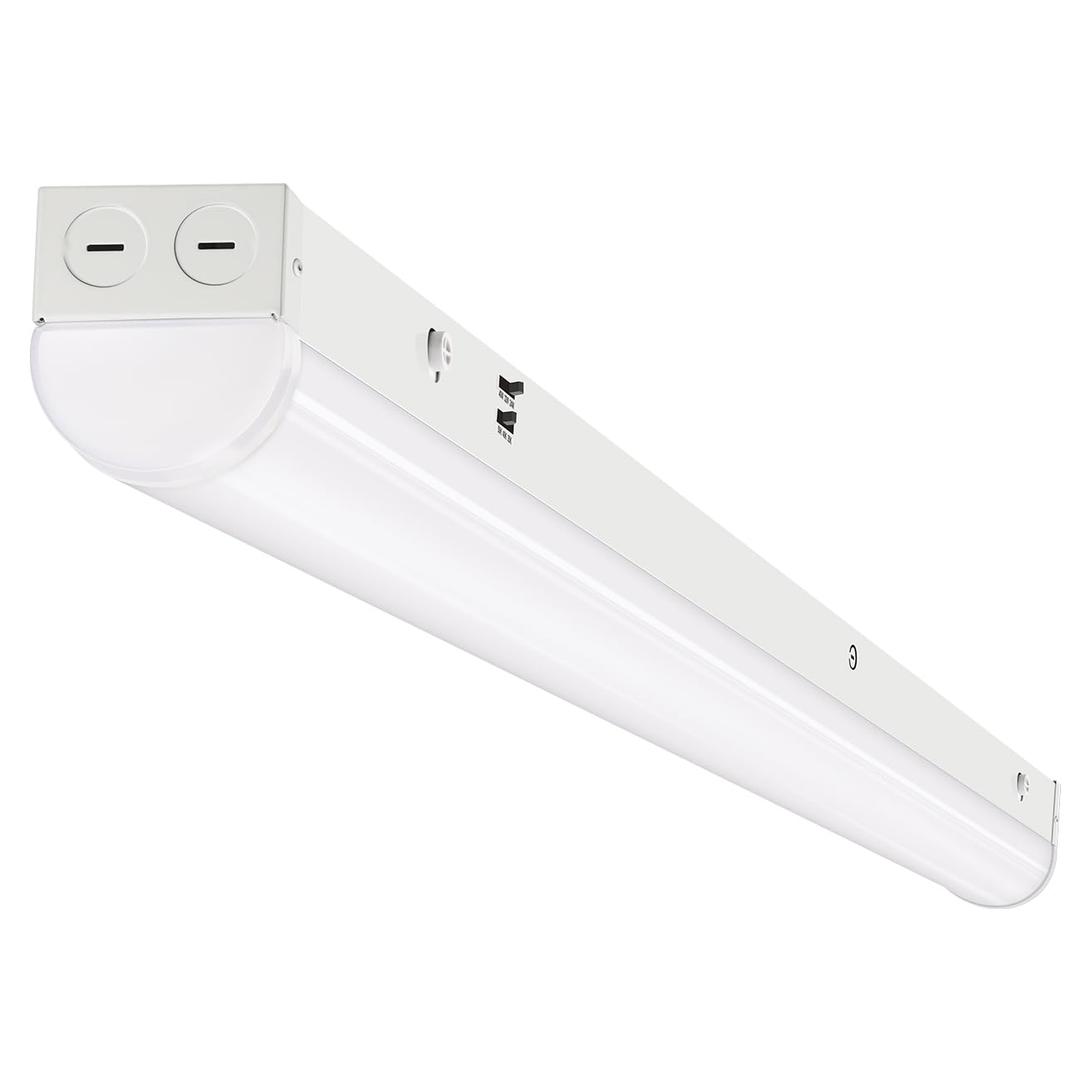 DAKASON 4FT LED Linear Ceiling Light Fixture 8 Pack, 40W/32W/24W, 3CCT