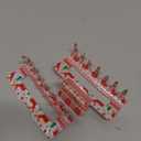 Christmas Hair Claw Clips with Elegant Reindeer & Candy Cane Design, Christmas Hair Accessory for Holiday Parties, Festive Events and Seasonal Gatherings, Xmas Hair Clip for Girls, Women and Adults