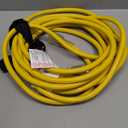 Southwire Yellow Jacket Heavy Duty Extension Cord - Reliable Outdoor Power for Tools & Equipment - Lighted End with Weather Resistant SJTW Jacket - 25 Foot