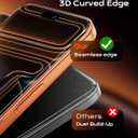 chubbycable 2PCS ChubbyShield Ultra for iPhone 17 Air HD Tempered Glass Screen Protector, Ultra-easy Install Box, Auto Dust-Elimination & Bubble Free