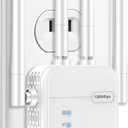 WiFi Extenders Signal Booster for Home,Long Range WiFi Booster (White)