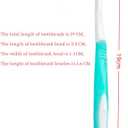 Adult Manual Soft-Bristle Toothbrush with Box (Regular Size Head), Dental Expert Designed conical Bristle Toothbrush (5 Count, Colors May Vary).