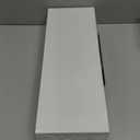 BAMEOS Floating Shelves, White Wall Mounted Wooden Shelves with Invisible Brackets Set of 2, Hanging Wall Shelves Decoration for Bedroom, Bathroom, Living Room and Kitchen (16x6)