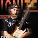 AKLOT Beginner Electric Guitar Kit: 10W Amp, Coil-Split HSS Pickups, Lesson Book, Roasted Maple Neck, Gig Bag, Tuner, Strap, Picks, Stryde Inferno Burst, Sunburst
