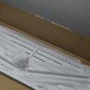 KONGKUNI Outdoor Privacy Screen, 3 ft W x 6 ft H Metal Decoative Privacy Screen Panel Freestanding, Privacy Fence Panels for Outside Patio Garden Backyard (White, Coin)