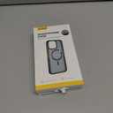 2 x Lamicall Magnetic Case for iPhone 15 Pro Max, for Magsafe - [Diamond Textured Anti-Slip Edge] [Military Grade Shockproof Protection] Translucent Hard Slim Magnet Protective Cover (Black)