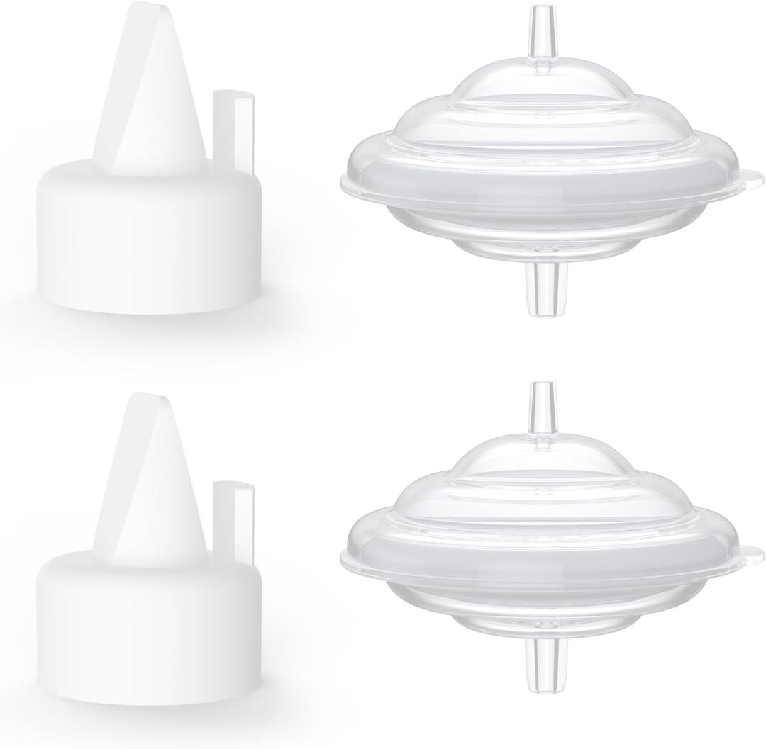 Paruu Pump Parts Compatible with Spectra S1/S2/9 Plus, Not Original Accessories, Replacements Include Valve and Backflow Protector (Duckbill Included), 2 Set