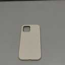 LOVE 3000 Designed for iPhone 12 Case/iPhone 12 Pro Case, Premium Silicone with [Soft Anti-Scratch Microfiber Lining] Shockproof Protective Phone Case for Men Women Girls 6.1", Stone