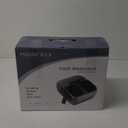 MOUNTRAX Foot Massager Machine with Heat, Foot Massager for Plantar Fasciitis, Neuropathy Pain, Shiatsu Foot Massager with Remote, Fits Feet Up to Men Size 12 (Black)