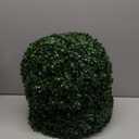 2 Pcs 15 inch Boxwood Topiary Ball Artificial Plant Topiary Ball Faux Boxwood Decorative Balls for Garden, Backyard, Balcony and Home Dcor