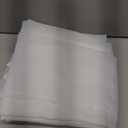 NICETOWN Bedroom Sheer Curtains 54 inch Length - Grommet Top Voile Textured Window Curtains Light and Airy Drapes for Cafe/Loft/Nursery (W54 x L54, 1 Pair, White)