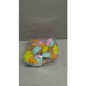 Hammont Ice Cream Shaped Acrylic Candy Boxes - 10 Pack - 2.36"x4.33" - Perfect for Weddings, Birthdays, Party Favors and Gifts | Designer Cute Clear Lucite Plastic Treat Containers