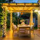 JMEXSUSS 200 LED String Lights Indoor Outdoor Clear Wire, Connectable Warm White Christmas String Lights for Bedroom, 66 Ft Twinkle Fairy Light Plug in for Wedding Home Tree Yard Patio Spring Decor