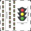 8pcs Race Car Birthday Party Decorations Traffic Light Garland Banner Race Car Spinning Hanging Decorations