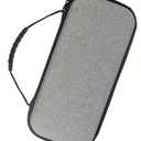 zmgnnd Carrying Case for Switch 2 Model 2025(Slim,Hard Shell,12 Game Card Slots,Gamer Gifts) - Gray