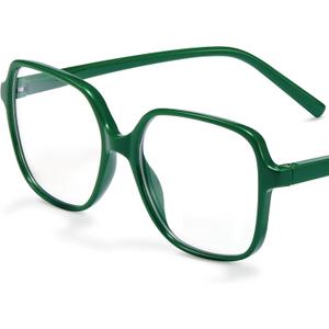 miyya Blue Light Blocking Glasses for Women, Blue Light Glasses for Women Oversized Fashion Glasses (*Dark Green)