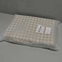 KKJIAF 2 Pcs Plaid Ruffle Pillow Case Standard Size, Ruffled Gingham Cotton Pillowcases 20x26 Inch, Linen Feel Plaid Bed Pillow Shams with Envelope Closure for Bed Sofa (Taupe)