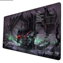 MTG Playmat, Game Play Mat for MTG TCG 24 x 14 inches Trading Card Inked Game Playmats with Storage Bag Smooth Rubber Surface Battle