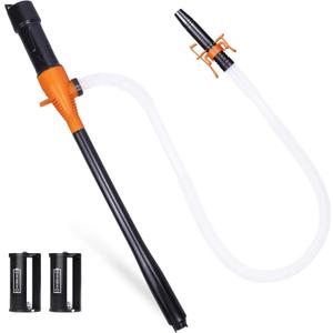 SOLALI Portable Battery Powered Gas Transfer Pump, Battery Operated Liquid Water/Fuel Transfer Pump with Adjustable Flow Control, 2.2 Gallons per Min, Electric Siphon Pumps for Fuel Diesel Gas Can