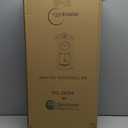 Clockswise Large Vintage Grandfather Wood- Looking Plastic Pendulum Wall Clock for Living Room, Kitchen, or Dining Room, Large Brown (23.7 Inch Height)