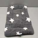 Mora Pets Cat Bed for Indoor Cats Washable Dog Crate Pad Cute Star Dog Bed Mat for Small Dogs Pet Kennel Pad for Cage Soft Flat Puppy Kitten Cushion Sleeping Anti-Slip Grey 22 x 13