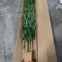 HOUSESET Faux Bamboo Plant Outdoor 10 Pack, Fake Bamboo with Encrypted Leaves for Patio Garden Yard Decor, Privacy Artificial Bambooo Tree (7ft / 213cm)