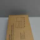 Key and Mail Holder Wall Mount, Key Hanger with Long Storage Box and 5 Hooks for Coat, Dog Leash, Home Decor Rack, House Accessories, Entry Way Organizer 11.8W x 7.8H x 3.2D (Black)