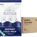 Big 25 Packs(6.7x4.1) Instant Cold Packs -Instant Ice Packs for Injuries | Disposable Cold Compress Ice Pack for Pain Relief, Swelling, Inflammation, Sprains, Toothache - Cold Pack for Athletes