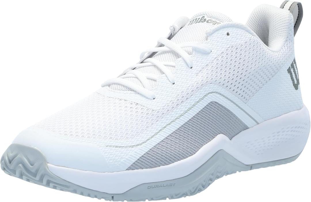 Wilson Mens Rush Pro Lite Men's Tennis Shoes (10.5, White/Pearl Blue/Monument)