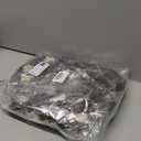 Halloween Black Floral Ghost Picks Garland with Maple Leaf Vines Hanging for Table Room Party Office Indoor Outdoor Backdrop Wall Decor 70.87 Inch