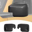 for Bronco Side Mirror Cover Trim Carbon Fiber for Ford Bronco 2021 2022 2023 Carbon Fiber Exterior Accessories 2pcs (for Mirror Without Light & Not for Sport)